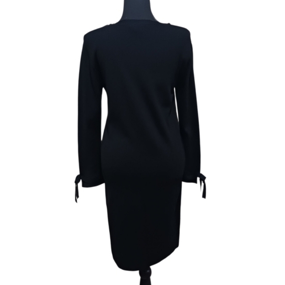 Love Token Pleat Cuff Sweater Shift Dress - Picture 2 of 12
